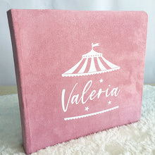 Cargar imagen en el visor de la galería, ÁLBUM DE FOTOS PERSONALIZADO PARA BEBÉ “CIRCO DE PAPEL”