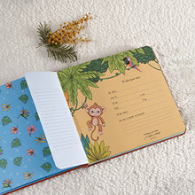 Cargar imagen en el visor de la galería, Álbum de fotos personalizado para bebé "Aventura Tropical"