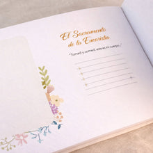 Cargar imagen en el visor de la galería, Libro de Firmas de Comunión para Niña Personalizado