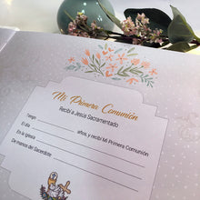 Cargar imagen en el visor de la galería, LIBRO DE FIRMAS COMUNIÓN NIÑA - Formato papel