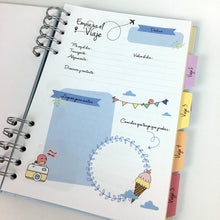 Cargar imagen en el visor de la galería, CUADERNO DE VIAJES "Aventuras en papel" - Formato papel