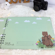 Cargar imagen en el visor de la galería, Álbum de fotos personalizado para bebé "FIESTA EN EL BOSQUE" - Formato papel