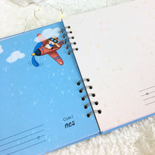 Cargar imagen en el visor de la galería, Álbum de fotos personalizado para bebé "MIAU!" EN ESPIRAL - Formato papel