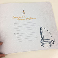 Cargar imagen en el visor de la galería, LIBRO DE FIRMAS COMUNIÓN NIÑO - Formato papel