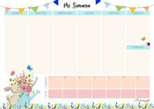 Cargar imagen en el visor de la galería, PLANIFICADOR SEMANAL “ RECUERDOS DE COLORES” - Formato papel