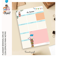Cargar imagen en el visor de la galería, PLANIFICADOR SEMANAL DIN-A5 “MIAU!” - Formato papel