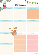 Cargar imagen en el visor de la galería, PLANIFICADOR SEMANAL DIN-A5 “MIAU!” - Formato papel