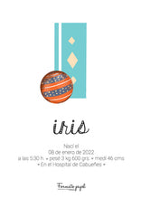 Cargar imagen en el visor de la galería, LÁMINA PERSONALIZADA NATALICIO “CIRCO DE PAPEL” - Formato papel