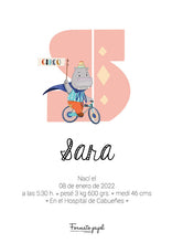 Cargar imagen en el visor de la galería, LÁMINA PERSONALIZADA NATALICIO “CIRCO DE PAPEL” - Formato papel