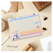 Cargar imagen en el visor de la galería, PLANIFICADOR SEMANAL “CIRCO DE PAPEL” - Formato papel