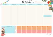 Cargar imagen en el visor de la galería, PLANIFICADOR SEMANAL DIN_A4 “MIAU!” - Formato papel