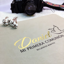 Cargar imagen en el visor de la galería, LIBRO DE FIRMAS COMUNIÓN NIÑO - Formato papel
