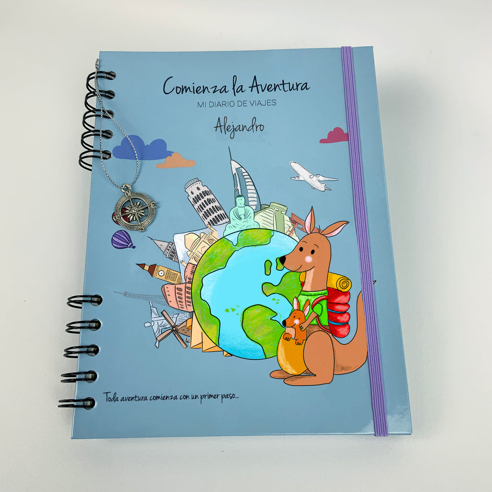 CUADERNO DE VIAJES "Aventuras en papel" - Formato papel