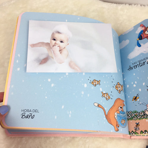 Álbum de fotos personalizado para bebe “MIAU!” - Formato papel